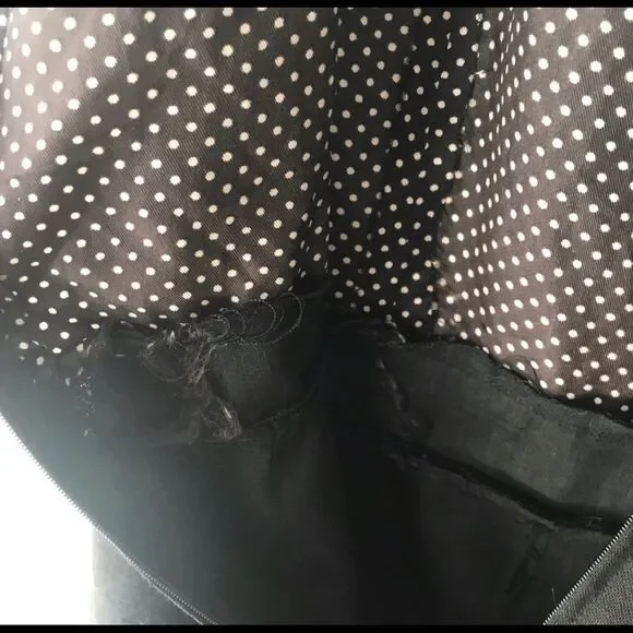 CLEARANCE! Vintage 60s Polka Dot Dress Size 6-8 VGUC - Picture 9 of 9